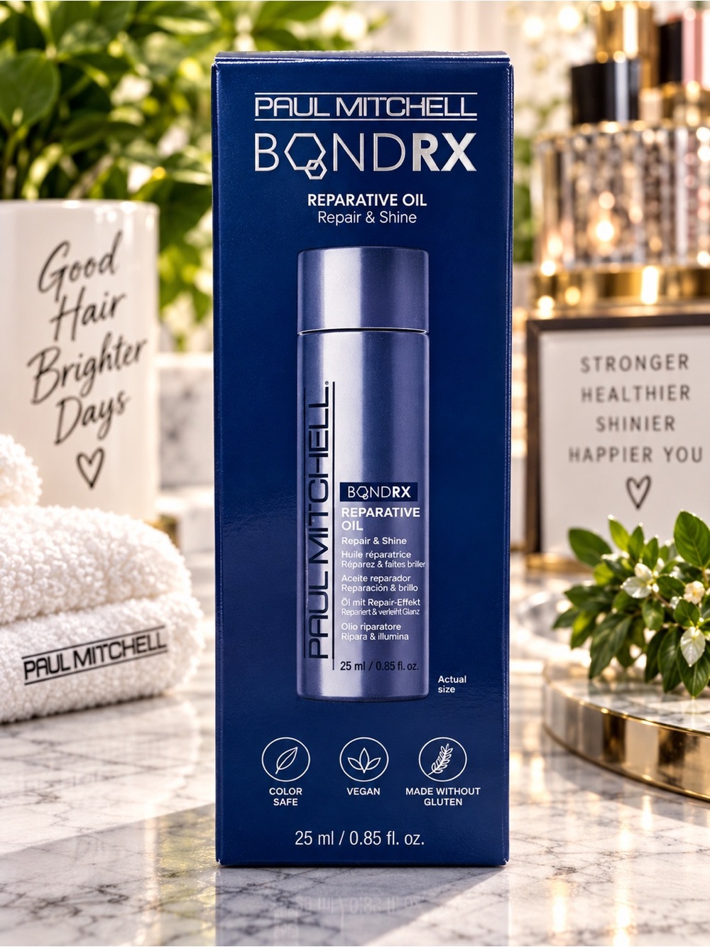 Paul Mitchell Bond Rx Reparative Oil 0.85 oz Hair Repair Shine Full Size